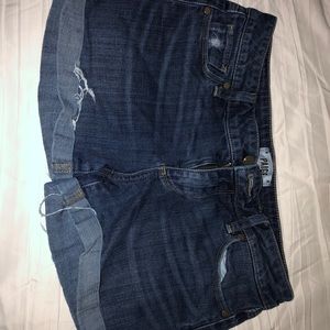 jean shorts!